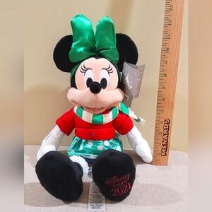 Disney Minnie Mouse Plush Toy - Green and Red